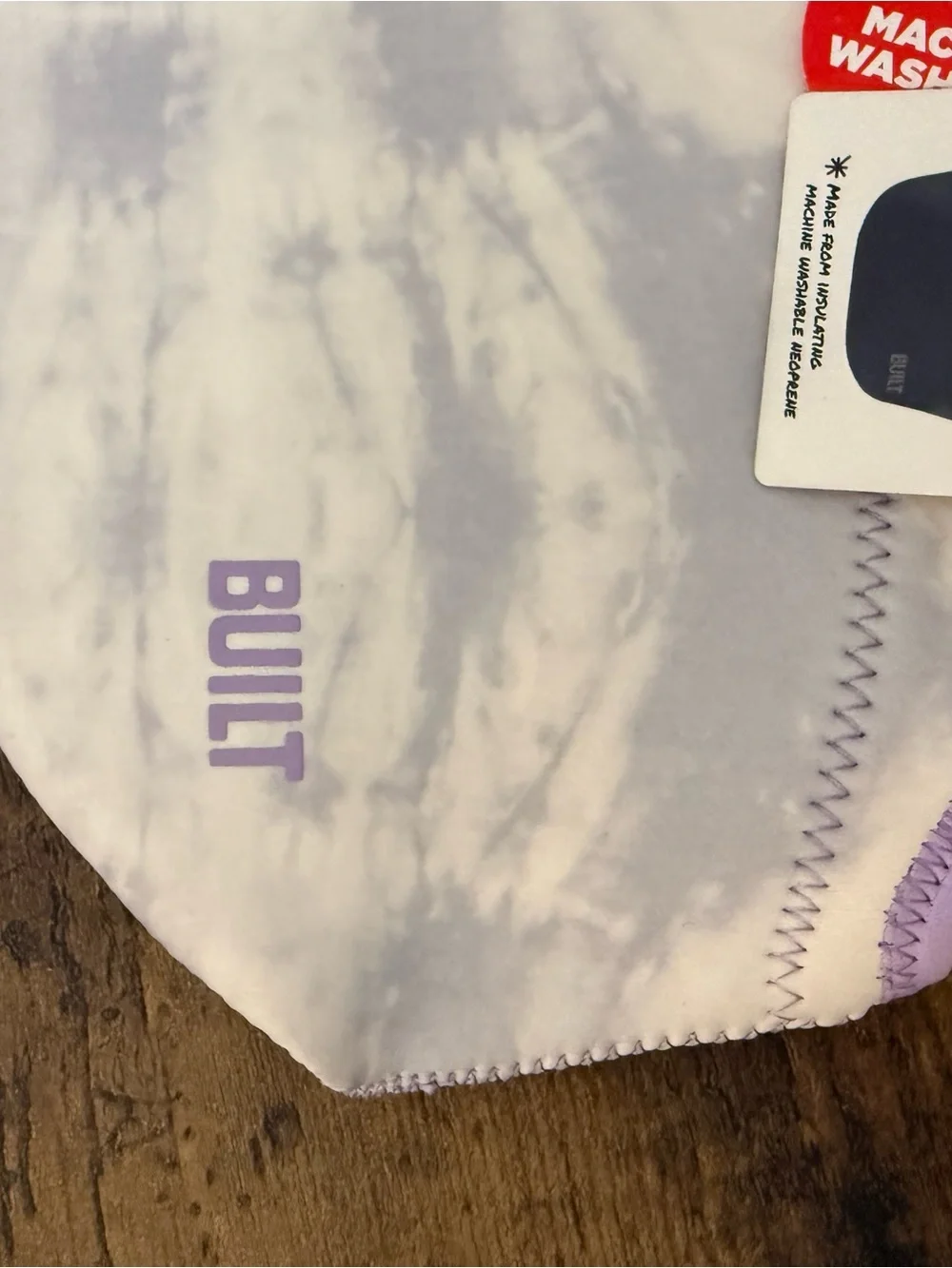Built Rambler Gourmet Getaway Neoprene Lunch Bag - Purple Tie Dye Color Retired